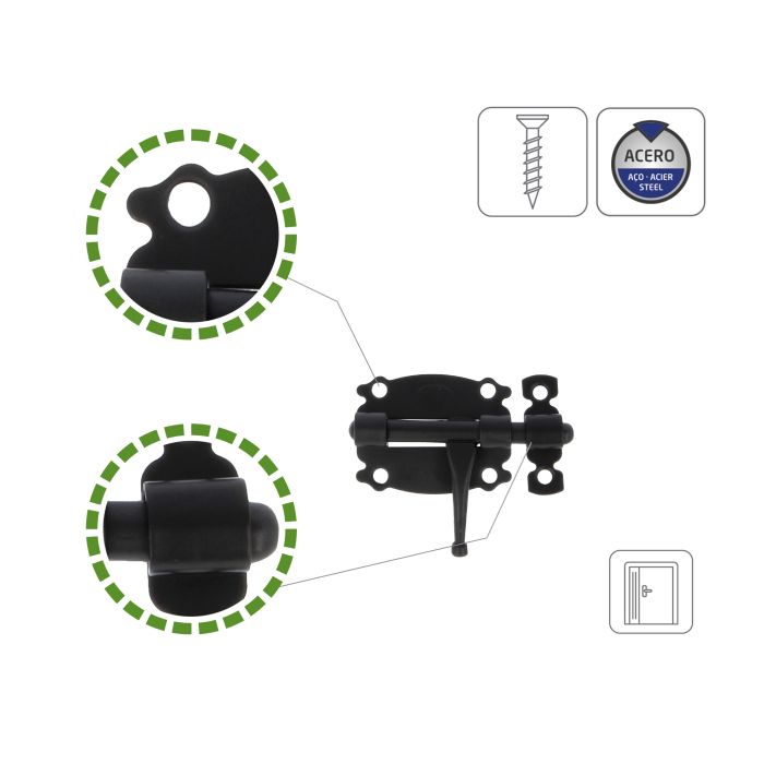 PASADRO MOD.484 80MM NEGRO