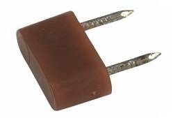 CAJA ESTANTE DOS PUNTAS MARRON (100) UND