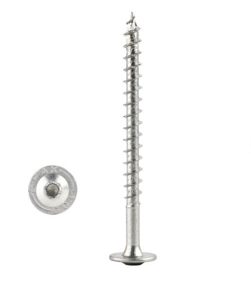 TORNILLO POINT TOX C/ARANDELA DE  8X120 ZINCADO