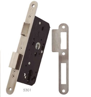 CERRADURA NIQUEL SATINADO C/REDONDO