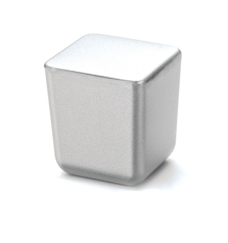 TIRADOR POMO 25X25MM  CROMO MATE