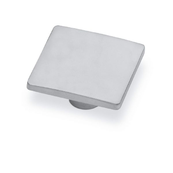 TIRADOR POMO 32X32MM CROMO MATE