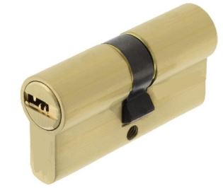 CILINDRO SEGURIDAD 45X35MM LATON SATINADO