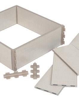 PANEL PVC RECORTABLE BLANCO REF  385HP 2MTS