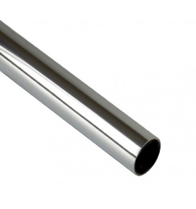 BARRA ARMARIO CROMADO 16 MM 4 MTS ( 20)