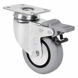 RUEDA C/FRENO 1-0386 60KGS CON FRENO