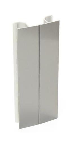 ANGULO FLEXIBLE PVC PLATA 150MM