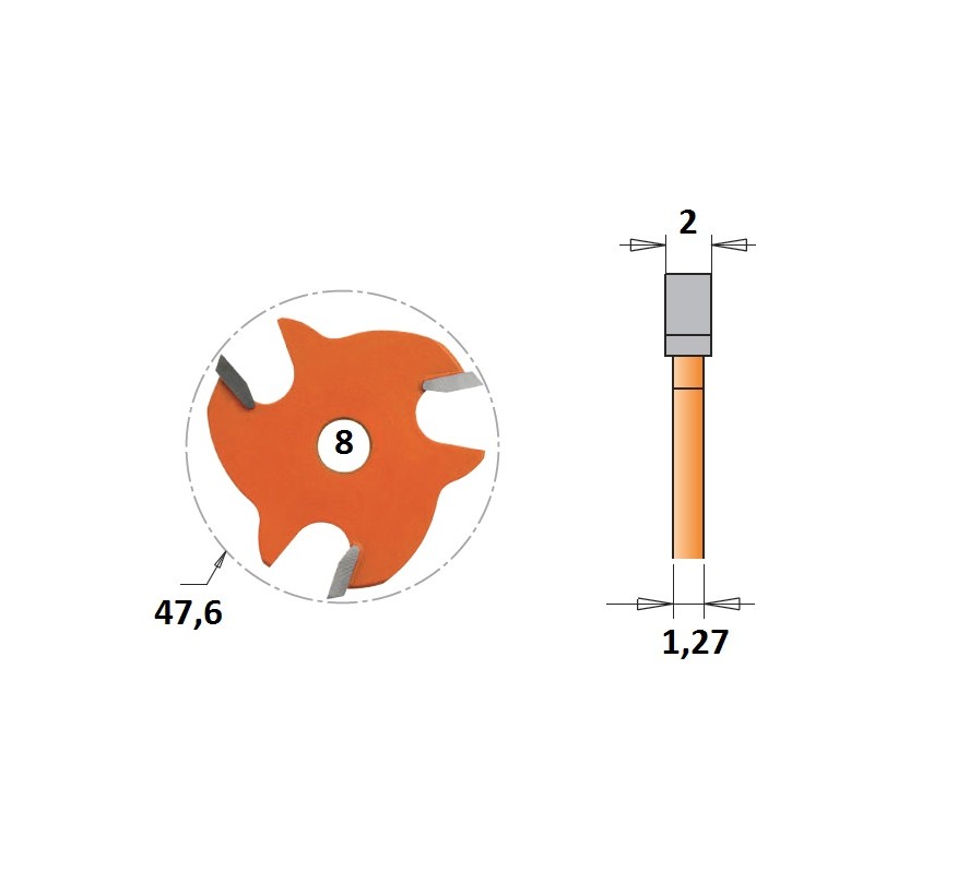 DISCO FRESA 822.320.11 DE 2MM