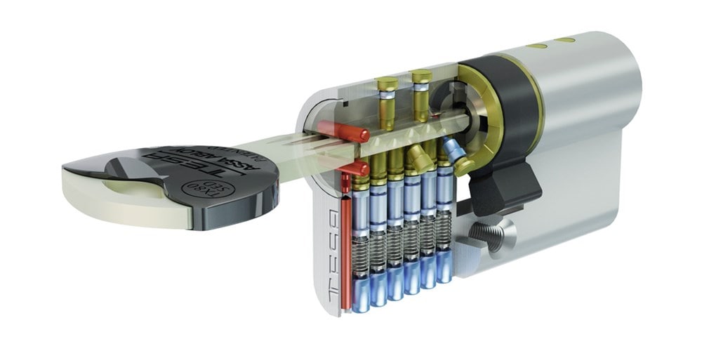 CILINDRO SEGURIDAD TX80 T8553040 30X40 NIQUEL