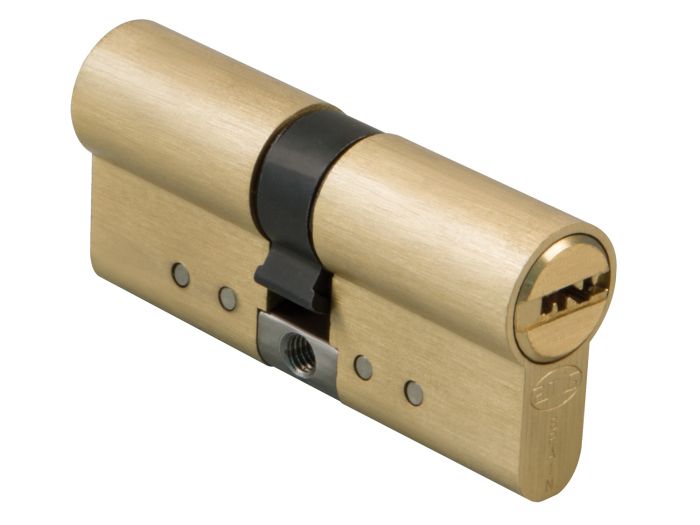 CILINDRO SEGURIDAD 1000 (D.E) 40X40MM LATON MATE