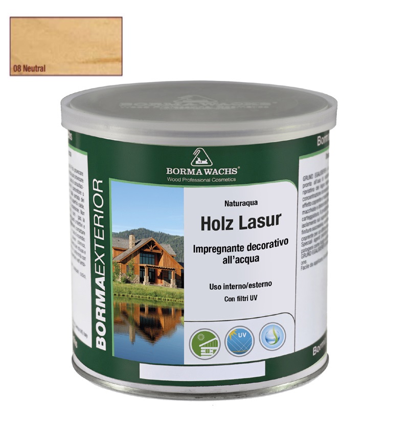 LASUR AGUA NEUTRO 08 DE 750 GRAMO