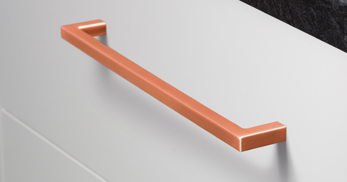 TIRADOR ASA 0056160Z26 160MM COBRE CEPILLADO