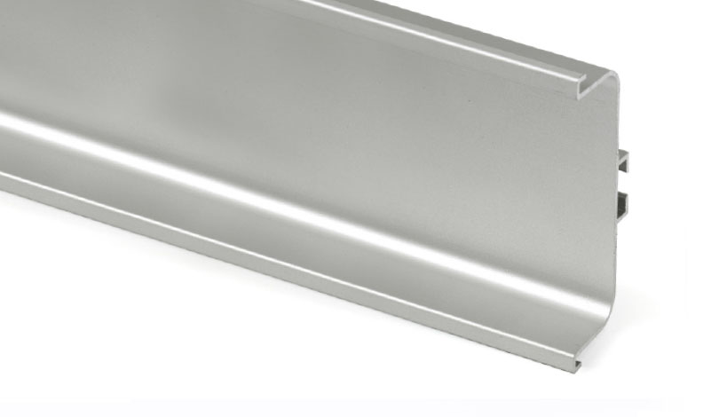 GOLA HORIZONTAL C PLATA MATE 3.95MTS