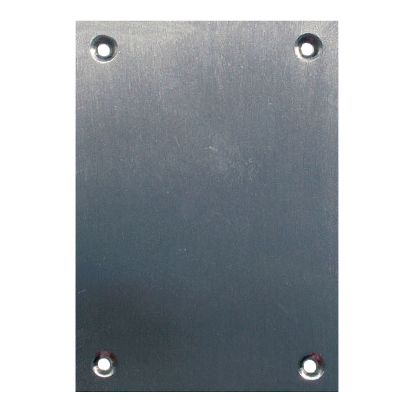 PLACA CIEGA INOX SATINADO 60X80MM