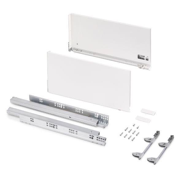 CAJON VERTEX 3-D AMORTIGUADO 242X500MM BLANCO 40KG