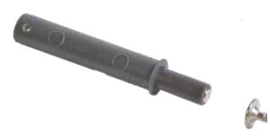 PUSH REGUL. EMBUTIDO 70MM MAGNET. ANTRACITA 201377