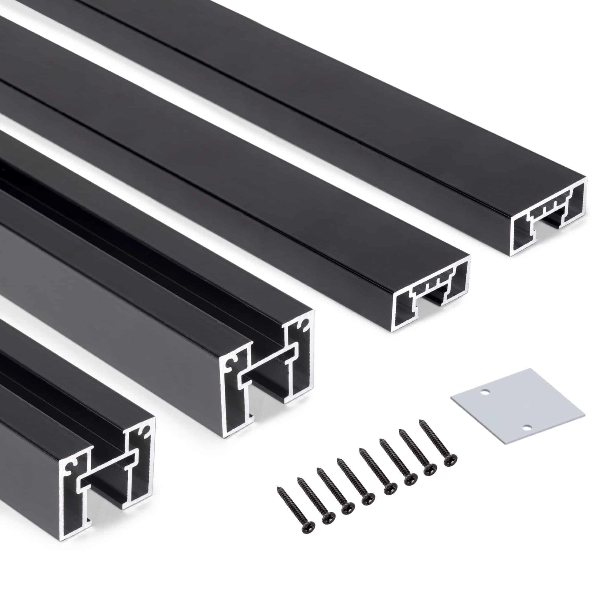 JGO.OUTLINE FIJO NEGRO MATE 2700X1000