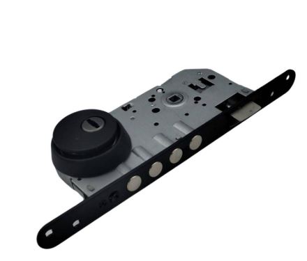 CERRADURA SEGURIDAD 5341 50/85MM C/REDONDO NEGRO