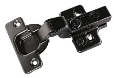 BISAGRA CAZOLETA SUP/ACODADA 460HP.41.04.BE NEGRA