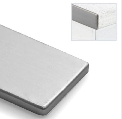 TAPA ENCIMERA RECTA 1R 40MM NEGRA