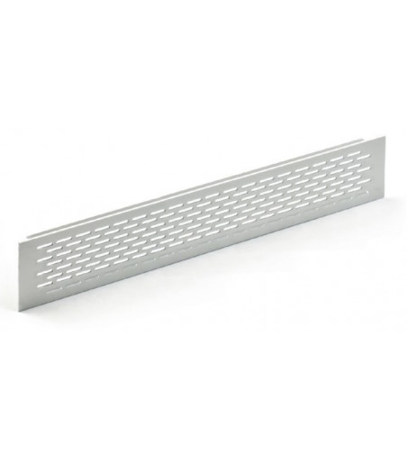 REJILLA DE VENTILAZION PARA ZOCALO PLATA 450X70MM
