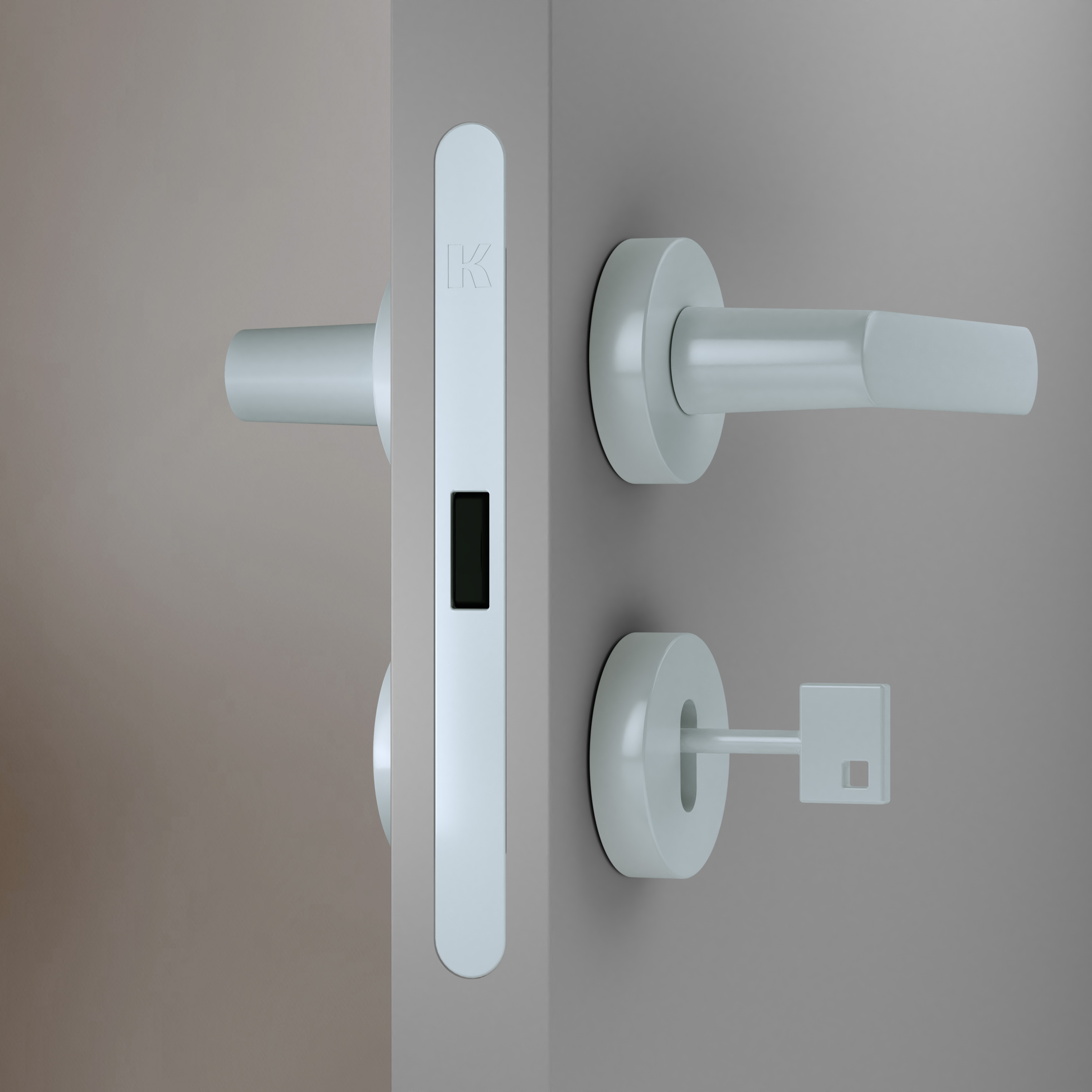 PICAPORTE CONDENA SPINOFF 50MM BLANCO