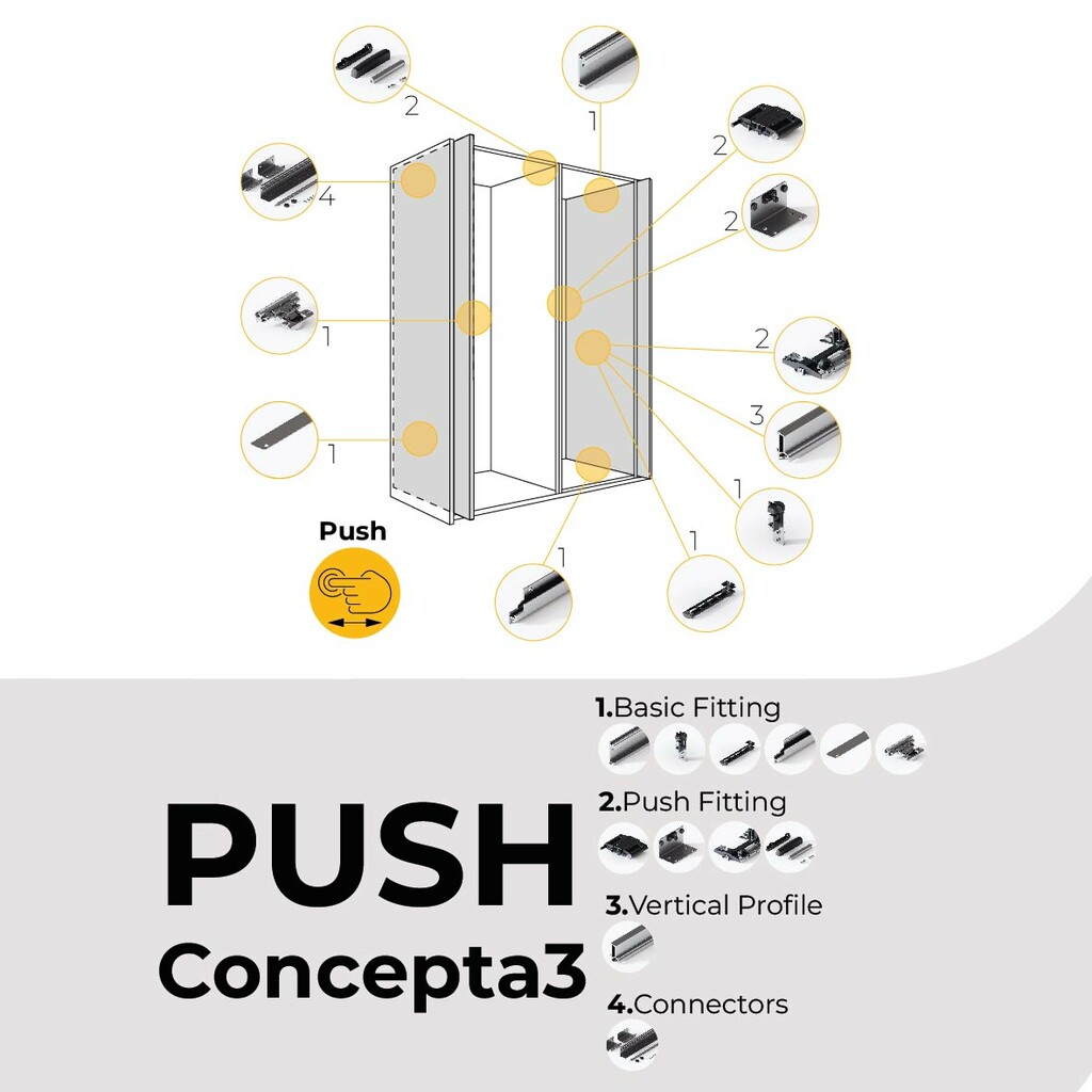 JGO.ACCESORIO CONCEPTA3 PUSH DERECHA
