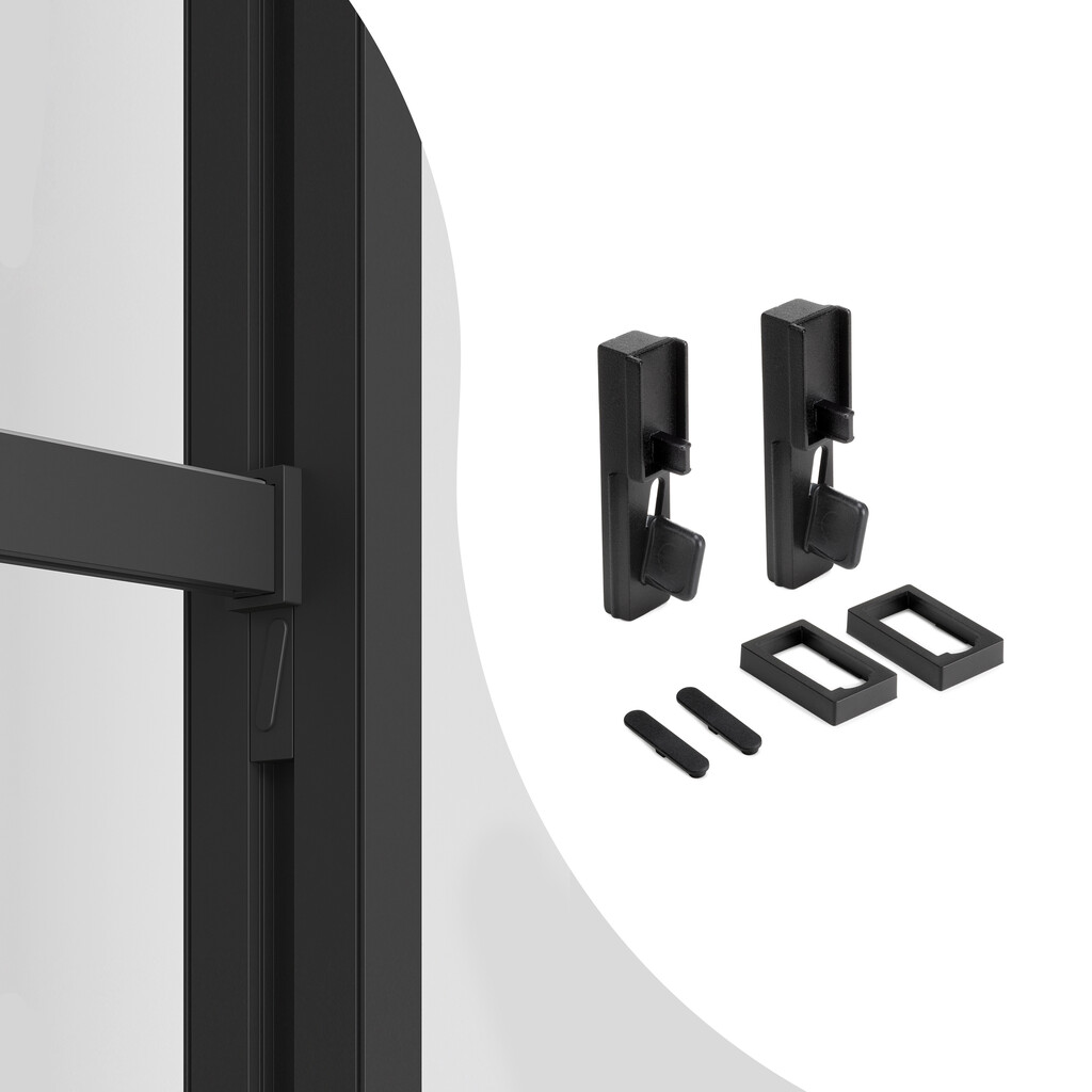 JGO.SOPORTE BARRA COLGAR ESTRUCTURA ZERO NEGRO TEX