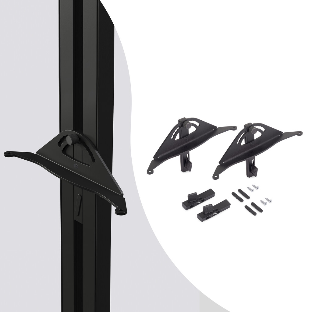 JGO.SOPORTE INCLINADO EXT.ZERO NEGRO TEXTURIZADO
