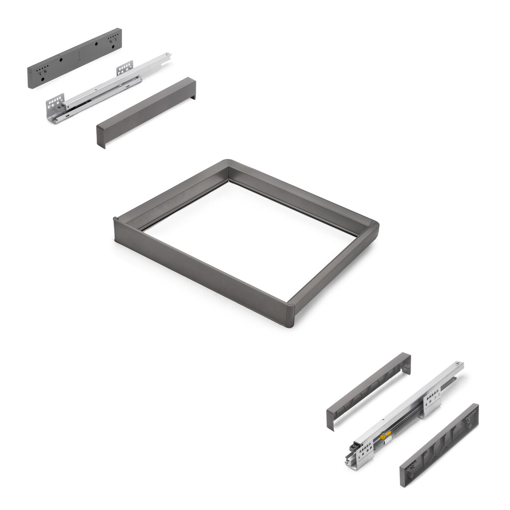 BASTIDOR CON SOFT QUARTZ 562-588MM MOD.60 TITANIO