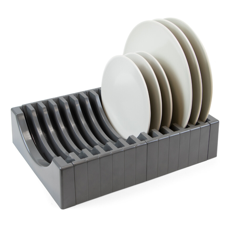 PORTAPLATOS ORGANIZADOR 13 PLATOS ANTRACITA